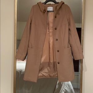 Aritzia Babaton cashmere blend hooded pea coat